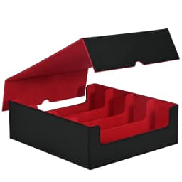 Trading Card Storage Box, Holds 2400+ Deck Box with Removable Cover; PU Leather Card Box Fits TCG PTCG Sports Cards