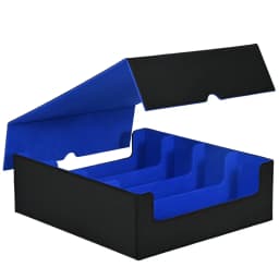 Trading Card Storage Box, Holds 2400+ Deck Box with Removable Cover; PU Leather Card Box Fits TCG PTCG Sports Cards