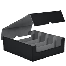 Trading Card Storage Box, Holds 2400+ Deck Box with Removable Cover; PU Leather Card Box Fits TCG PTCG Sports Cards