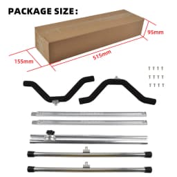 Model Airplane Display Stand Folding Aluminum Alloy Support Bracket Multi-Function Bracket for RC Model