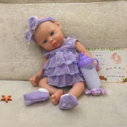 33CM Silicone Toy Reborn Doll Painted Full Body Soft Silicone Reborn Doll Toys For Kid's Christmas Gifts Corpo De Silicone
