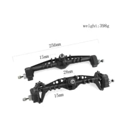 RC Front and Rear Currie F9 Plastic Portal Axle Assemble Housing Case for 1/10 Scale RC Crawler Car Axial Capra UTB10 1.9 UTB