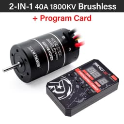 SURPASS HOBBY Brushless Sensored System 2IN1 1800KV Motor 40A ESC 2-3S IP67 For 1/10 Cars