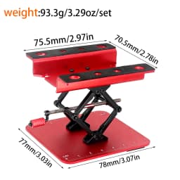 RC Car Repair Station Work Stand Adjustable Height Assembly Platform for Axial 1/24 SCX24 FCX24 AX24 1/18 TRX4M