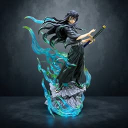 New In-Stock 26cm Demon Slayer Anime Figures Tokitou Muichirou Figure Pvc Statue Collectible Model Desk Decoration Toys Gifts