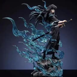 New In-Stock 26cm Demon Slayer Anime Figures Tokitou Muichirou Figure Pvc Statue Collectible Model Desk Decoration Toys Gifts