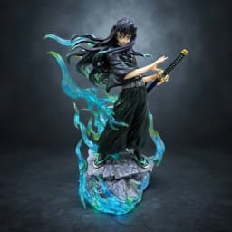 New In-Stock 26cm Demon Slayer Anime Figures Tokitou Muichirou Figure Pvc Statue Collectible Model Desk Decoration Toys Gifts