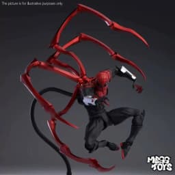 Hot Toys Superior Spider-Man Miles Morales Articulated Action Figure Collectible Toy With Replaceable Heads Hands And Stand