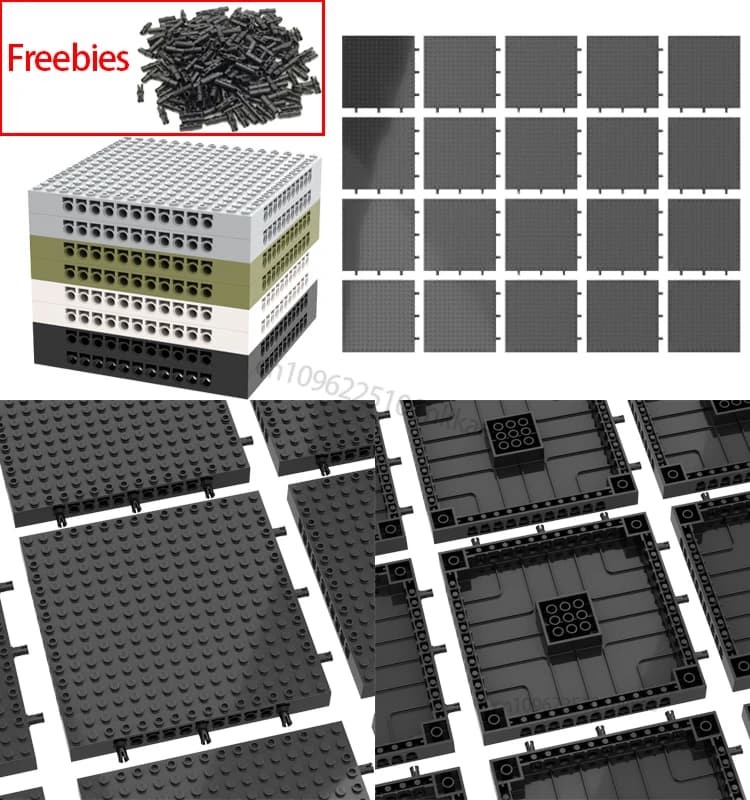 Wholesale 16X16 Pixel Art Building Blocks Bottom Plate 65803 Bricks Baseplate Part Compatible 31212 21333 98138 Pixel Toys Gifts