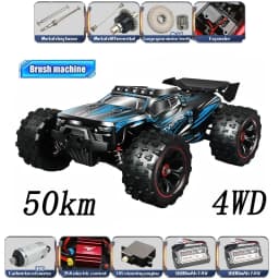 1:14 85KM/H or 50KM/H 4WD RC Car with LED Remote Control Cars High Speed Drift Monster 4x4 Truck for Kids Vs Wltoys 144001 Toys