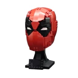 New 570pcs Famous Movie MOC Character Mask Helmet Model DIY Assembly Technology Building Blocks Children's Birthday Puzzle Toys