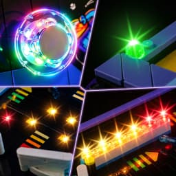 Kyglaring LED Light Kit Suitable for Lego Arcade Pinball Machine 11374 Building Blocks Decorative Lamp Not Include Lego Building