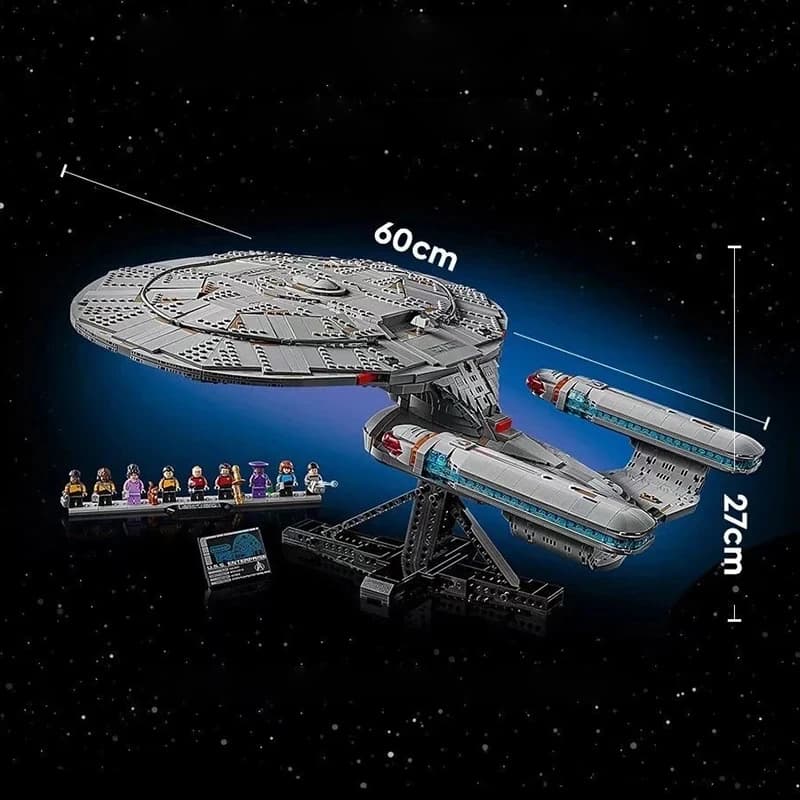 In stock Hot New Aviation enterprise NCC-1701-D ship building block brick model birthday men and women holiday gifts