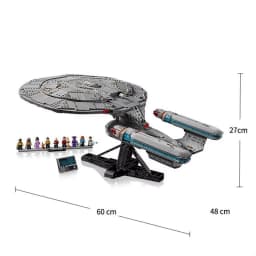 In stock Hot New Aviation enterprise NCC-1701-D ship building block brick model birthday men and women holiday gifts