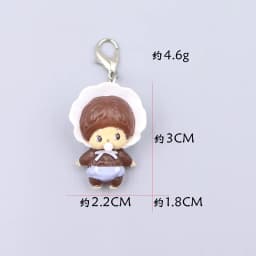1/6pcs For Monqiqi Keychain Pendant Doll Desktop Backpack Pendant Doll Ornament Creative Gifts