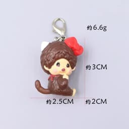 1/6pcs For Monqiqi Keychain Pendant Doll Desktop Backpack Pendant Doll Ornament Creative Gifts