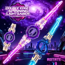 Super Cool Toy Double Ended Retractable Double Edged Lightsaber Multiple Lighting Styles To Choose Cosplay Sword Toy
