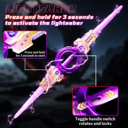 Super Cool Toy Double Ended Retractable Double Edged Lightsaber Multiple Lighting Styles To Choose Cosplay Sword Toy