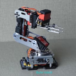 APP Control 6 Dof Metal Mechanical Arm Aluminum Alloy Bracket High Quality Robot Arm for Arduino Robot DIY Kit Programmable Arm