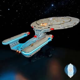 LYBMTWF LED Lighting Kit Compatible with Lego 10356 Star Trek (NOT Include Model Bricks)