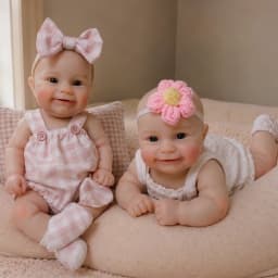 OtardDolls-1 PCS Cuddly Maddie 30 cm Open Mouth Solid Silicone Bebe Reborn Girl Dolls With Painted Skin Washable Newborn Dolls