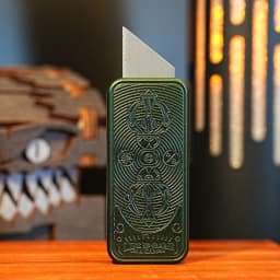 HalooPlayer Utility Knife Fidget Toy Slider Toys Spinner and Stress Reliever Fidgets Antistress Anxiety Toy Metal Autismo EDC