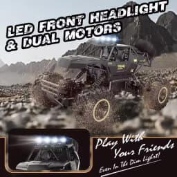 4DRC 1:12 Buggy Off-Road RC Car With LED Lights 2.4G Radio Control Car 4WD Remote Control High Speed Trucks Boy Toy for Children