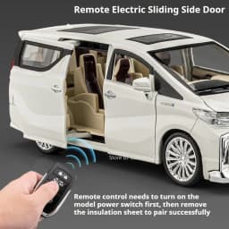 1:24 Alpha S680 Miniature Model Toy Diecast Alloy Car Sound Light Pull Back Automatic Door Front Wheel Steering Kid Collectibles