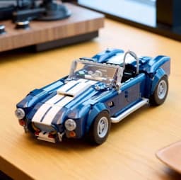 1241 particles Shelby Cobra Sports Car Model Building Block Set Office Decoration Christmas Birthday Toy Gift Boy Adult