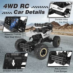 1:12 / 1:16 4WD Remote Control Car With Led Lights 2.4G Radio RC Cars Off-Road Control Trucks Toys Gifts for Boy Girl Children