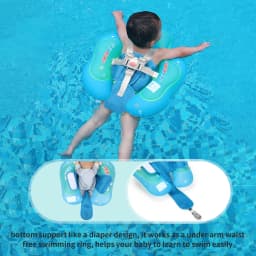 Swimbobo New Upgrade Baby Swimming Pool Float With Inflatable Infant Floating Ring Kids Swim Circle Bathing Summer Toys