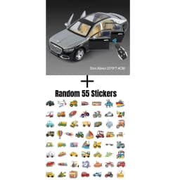 Scale 1:24 S680 Sports Car Model Toy Door Opened Pull Back Shock Absorption Vehicles Models Toys Simulation Metal Ornament