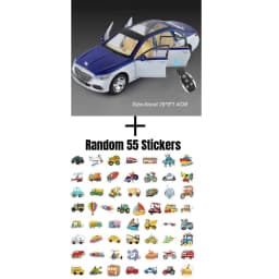 Scale 1:24 S680 Sports Car Model Toy Door Opened Pull Back Shock Absorption Vehicles Models Toys Simulation Metal Ornament