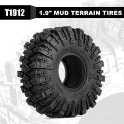 INJORA S5 Kraken Claw 1.9" 4.75" OD M/T Tires (4) (122*42mm)