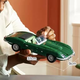 2026 New 1673pcs British Classic Supercar Retro Convertible 77 RW Sportscar Building Block Model Toy Birthday Ornament Gift
