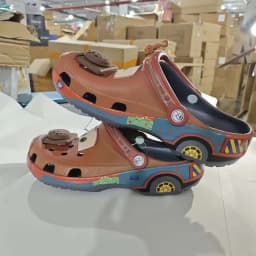 2026 New Summer Cartoon Cars Theme Funny Mater Adult Clogs Non-Slip Breathable Lightweight Beach Shoes Sandals EVA Slippers Gift