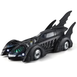 1/24 Classic Movie Car 1995 Batmobile Concept Bat Sports Car Model Alloy Metal Racing Vehicle Car Model Sound Light Kid Toy Gift