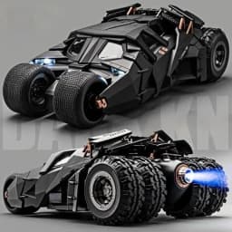 1/24 Classic Movie Car 1995 Batmobile Concept Bat Sports Car Model Alloy Metal Racing Vehicle Car Model Sound Light Kid Toy Gift