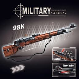 NEW MOC WW2 Military Series 1206pcs Kar98k Rifle Gun Model Building Blocks Kit Assembly 98K Model Bricks Toys For Adult Gift