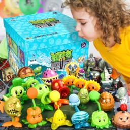 PVZ 2 Character Mini Figurine Complete Collection Peashooter Figure Scene Map Accessory Indoor Decor Holiday Collectible Gift