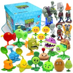 PVZ 2 Character Mini Figurine Complete Collection Peashooter Figure Scene Map Accessory Indoor Decor Holiday Collectible Gift