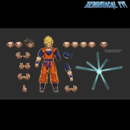 DemoniacalFit Son Gohan Series Dragon Ball SHF "Real Warrior" Future Gohan Son Gohan 1/12 Action Figure Anime Character