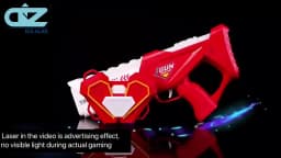 35CM Infrared Tag Toy Gun for Kids Laser Tag Battle Game Set with Vest Children Electric Toys Pistol Rifle Outdoor Sport