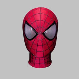 In Stock SpiderMan Brand New Day Adult Cosplay Mask with Magnetic Back Cover 3D Webbing Strips Resin Faceshell Cosplay Helmet