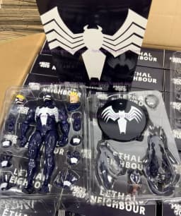 MESS TOYS Venom Ultimate Spider-Man Deadly Neighbor Joint Movable Figure Model Spot