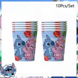 Disney Lilo and Stitch Birthday Party Decoration Disposable Tableware Candy Bag Tablecloth Paper Cup Plate Napkin Supplies Kit