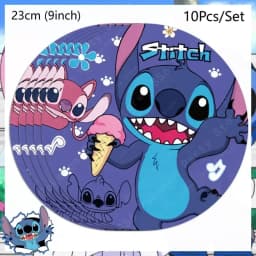 Disney Lilo and Stitch Birthday Party Decoration Disposable Tableware Candy Bag Tablecloth Paper Cup Plate Napkin Supplies Kit