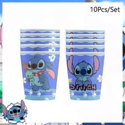 Disney Lilo and Stitch Birthday Party Decoration Disposable Tableware Candy Bag Tablecloth Paper Cup Plate Napkin Supplies Kit