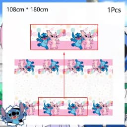 Disney Lilo and Stitch Birthday Party Decoration Disposable Tableware Candy Bag Tablecloth Paper Cup Plate Napkin Supplies Kit