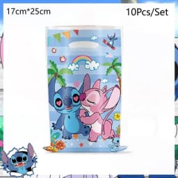 Disney Lilo and Stitch Birthday Party Decoration Disposable Tableware Candy Bag Tablecloth Paper Cup Plate Napkin Supplies Kit